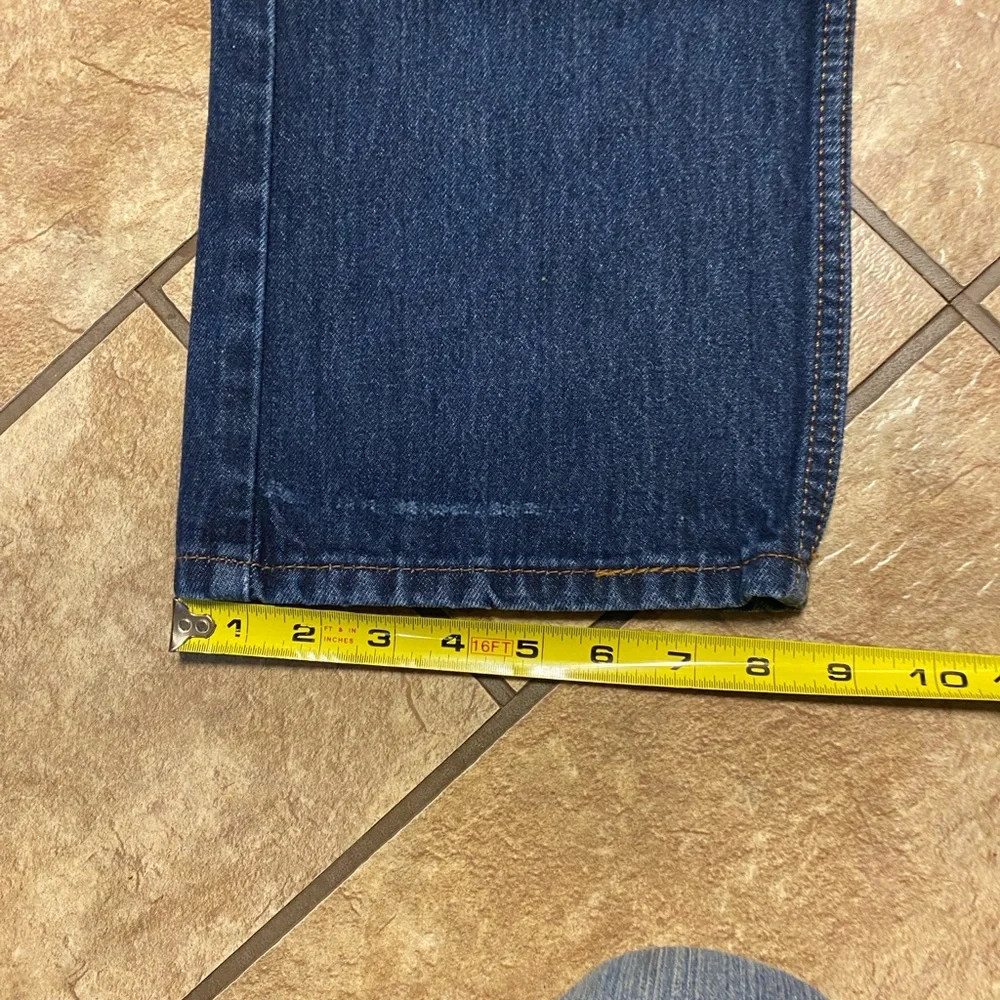 Levi's Dark Blue Straight Men's 36/30 Jeans with some fading Timeless Classic